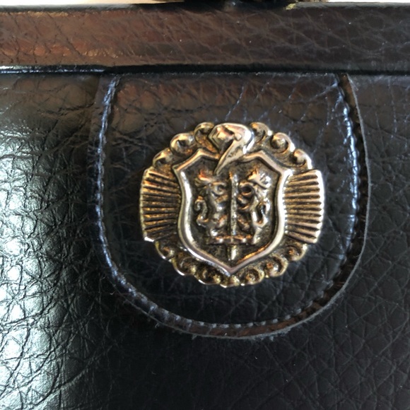 Admiral Vintage Black Handbag Purse - Picture 7 of 8